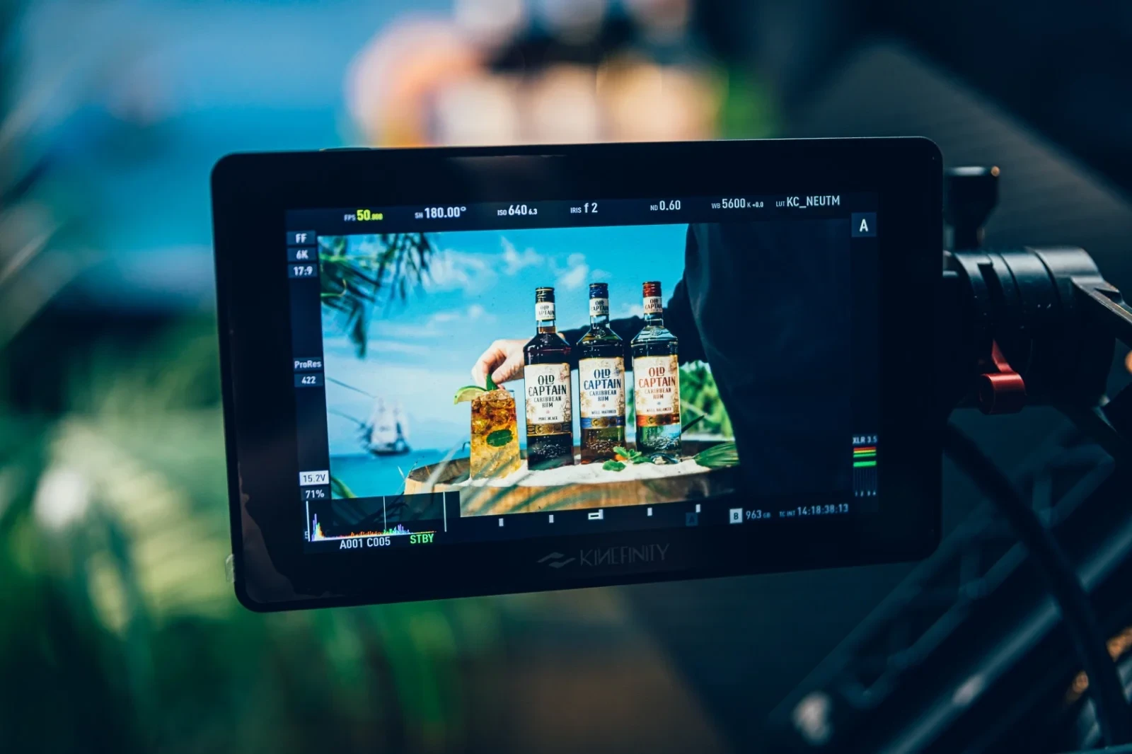 Behind the scenes ·cameraman aan het werk